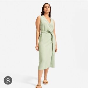Everlane Japanese Go Weave Wrap Dress